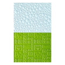 Spellbinders Embossing Folder - 3D Shiny New Day / Suds & Buds